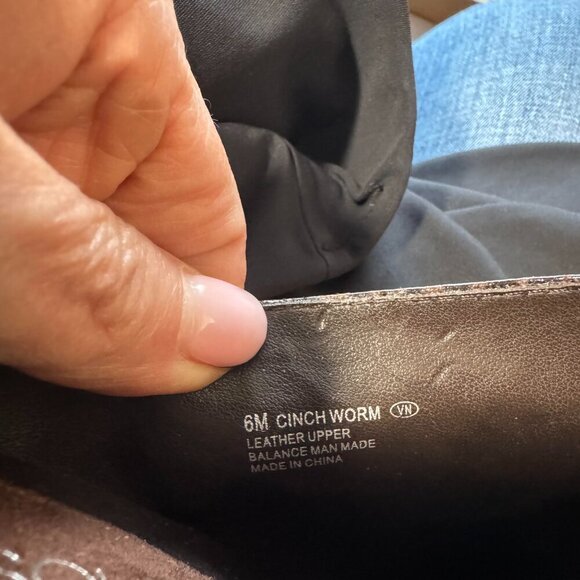 AEROSOLES Women's 6M Cinch Worm Upper Leather Heels slip on Mule shoes - Picture 5 of 6